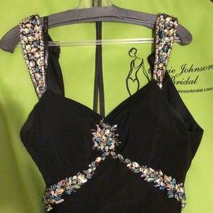 ** Moving sale** Black prom dress size 4 GORGEOUS